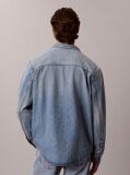 Denim 90s Relaxed Logo Denim Overshirt  Men