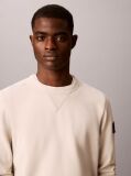 Beige Monologo Badge Terry Sweatshirt  Men