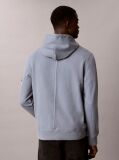 Γκρι Βαμβακερό Hoodie Με Κουκούλα Και Λογότυπο  Άνδρας
