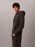 Μαύρο Βαμβακερό Hoodie Με Κουκούλα Και Λογότυπο  Άνδρας