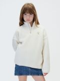 Beige Kids' Teddy Half-Zip Sweatshirt  Girls