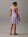 Purple Soft Ribbed Lyocell Tank Dress  Women