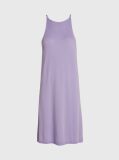 Purple Soft Ribbed Lyocell Tank Dress  Women