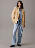 Beige Soft Twill Tie Back Blazer  Women
