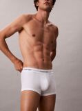 Λευκό Σετ 3 Χαμηλόμεσα Μπόξερ - Icon Cotton Stretch  Άνδρας