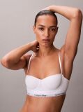 White Longline Balconette Bra - Icon Cotton Modal  Women