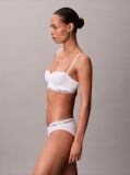 White Longline Balconette Bra - Icon Cotton Modal  Women