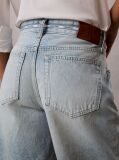 Denim Logo Tape Denim Bermuda Shorts  Women