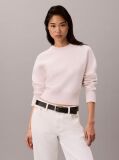Ροζ Μάλλινο Πουλόβερ Με Ρεγκλάν Μανίκια Και Μονογράμμα  Γυναίκα