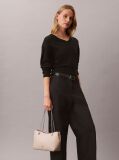 Beige Monogram Shoulder Bag  Women