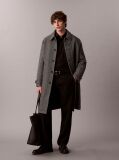 Black Long Sleeve Solid Stretch Classic Shirt  Men