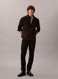 Black Solid Classic Oxford Button-Down Shirt  Men