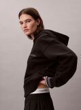 Μαύρο Hoodie Από Terry  Γυναίκα