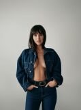 Denim Άνετο Τζιν Τζάκετ   Γυναίκα