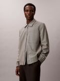 Λευκό Μάλλινο Blouson Jacket Με Houndstooth Σχέδιο  Άνδρας