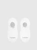 White Calvin Klein High-Cut Women's Diamond Footie 2 pack  Women