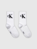 White 2 Pack Crew Socks  Women