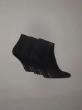 Black 3 Pack  Sneaker Socks   Men