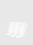White 3 Pack Sneaker Socks  Women