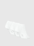 White 3 Pack Sneaker Socks  Women