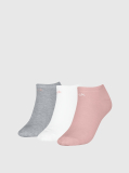Pink 3 Pack Sneaker Socks  Women