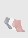 Pink 3 Pack Sneaker Socks  Women