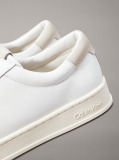 White Leather Trainers  Men