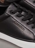 Μαύρο Δερμάτινα Sneakers  Γυναίκα