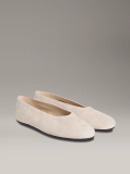 Beige Suede Ballerinas  Women