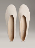 Beige Suede Ballerinas  Women