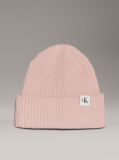 Pink Unisex Ribbed Beanie  Kids Unisex