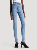 Denim Ψηλόμεσο Skinny Τζιν Με Φερμουάρ Στον Αστράγαλο  Γυναίκα
