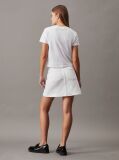 White High Rise Denim Mini Skirt  Women