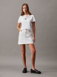 White High Rise Denim Mini Skirt  Women