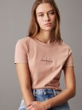 Orange Slim Monogram T-shirt  Women
