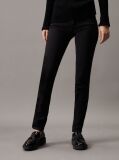 Black Mid Rise Skinny Jeans  Women
