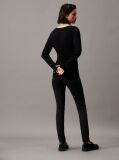 Black Mid Rise Skinny Jeans  Women
