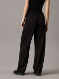 Black Satin Utility Cargo Pants  Women