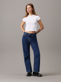 White Slim Cropped T-shirt  Women