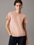 Orange Monogram Badge T-shirt  Women