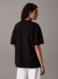 Μαύρο Boyfriend T-shirt  Γυναίκα