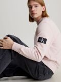 Pink Monogram Badge Sweatshirt  Men