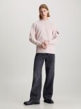 Pink Monogram Badge Sweatshirt  Men