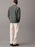 Grey Relaxed Utility Shirt Jacket  Men