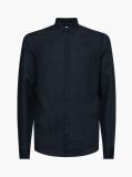 Black Linen Cotton Shirt  Men