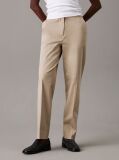 Μπεζ Chino Παντελόνι Με Στενή Tapered Γραμμή  Γυναίκα