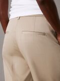 Μπεζ Chino Παντελόνι Με Στενή Tapered Γραμμή  Γυναίκα