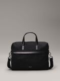Black Logo Laptop Bag  Men