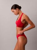 Κόκκινο Bralette Χωρίς Επένδυση - Icon Cotton Modal  Γυναίκα