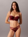 Κόκκινο Στρινγκ - CK Black Floral Lace  Γυναίκα